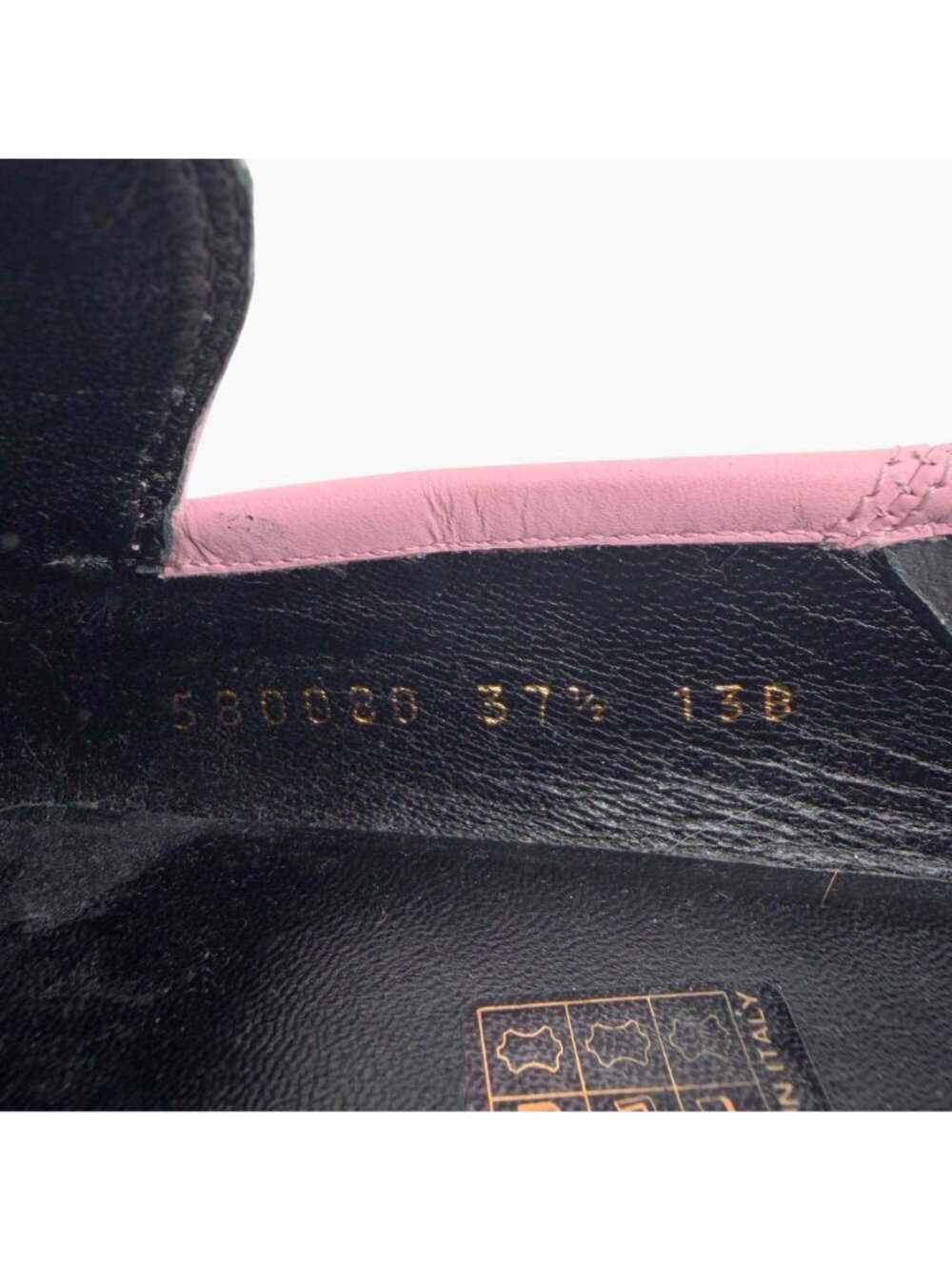 Gucci Mystic Cat Brixton Horsebit Loafers Pink Leather Size 37.5 US 7.5 Women's - Picture 15 of 15